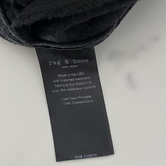 Rag & bone Moss Denim Mini Skirt Raw Hem In Asa Sz 25 Festival 90’s Grunge Y2K - Picture 7 of 12